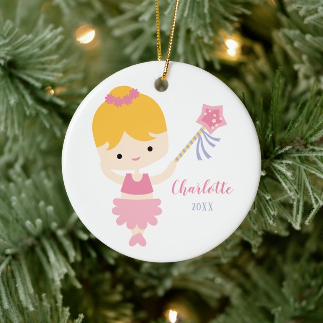 Cute Little Ballerina jul Ornament (Träd)