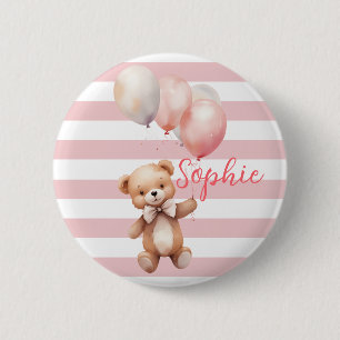 Cute Little Bear i Rosa Knapp