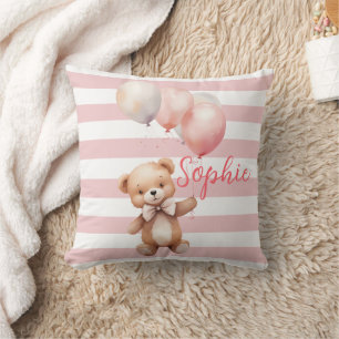Cute Little Bear i Rosa Kudde