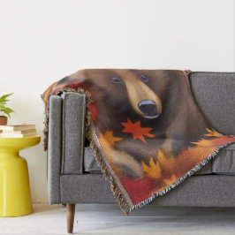 Cute Little Bear Thevet Blanket Filt