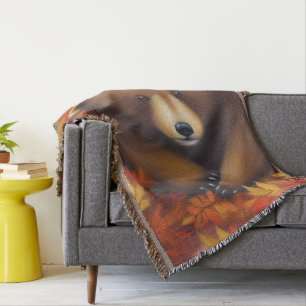 Cute Little Bear Thevet Blanket Filt