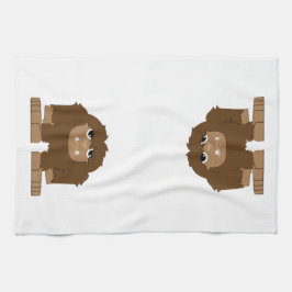 Cute Little Bigfoot Kökshandduk