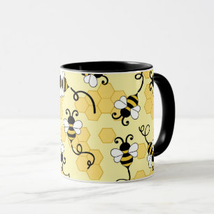 Cute Little bin mönster Mugg