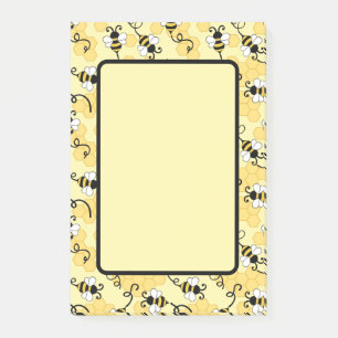Cute Little bin mönster Post-it Block
