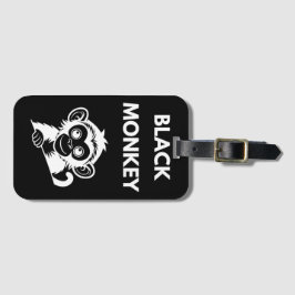 Cute Little Black Monkey Bagagebricka