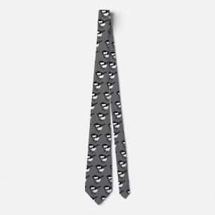 Cute Little Black & White, Grått Chickadee Bird Slips