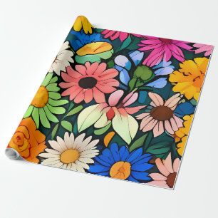 Cute Little Blomheads Presentpapper
