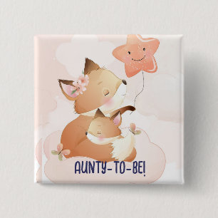 Cute Little Blue Aunty för att vara Cute Baby Show Knapp