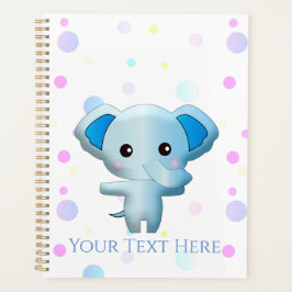 Cute Little Blue Boy Elephant