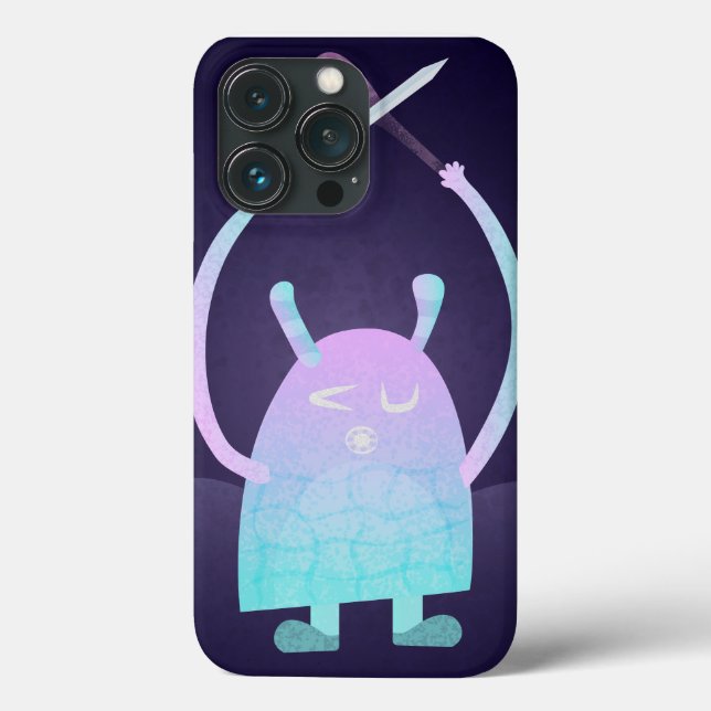 Cute Little Blue Monster (Baksida)