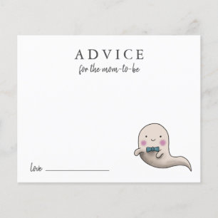 Cute Little Boo Boy Advice for Mamma Card