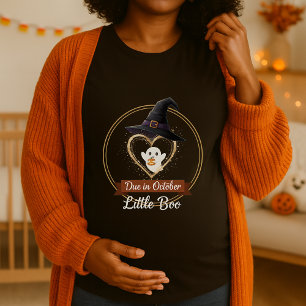 Cute Little Boo förfaller i oktober Halloween-grav T Shirt