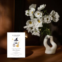 Cute Little Boo Ghost Hollaween Boy Shower