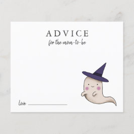 Cute Little Boo Girl Advice for Mamma Card