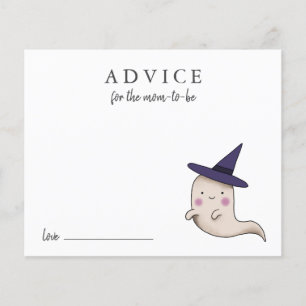 Cute Little Boo Girl Advice for Mamma Card