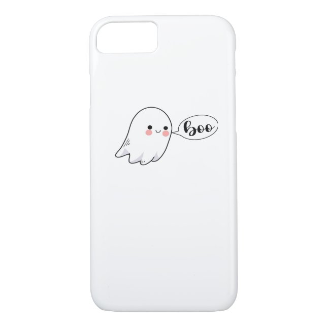 Cute Little Boo Graphic Coola Aesthetic Case-Mate iPhone Skal (Baksida)