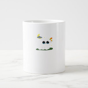 Cute Little Boostie Fall Scene Vintage Classic Jumbo Mugg