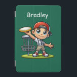 Cute Little Boy spelar Golf-Personlig iPad Mini Skydd<br><div class="desc">Cute personlig Tablet fodral med en tecknad liten pojke som spelar skivgolf.</div>