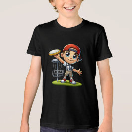 Cute Little Boy spelar Golf T Shirt