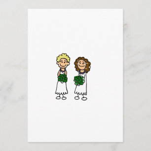 Cute Little Bried-Lesbiskar Inbjudningar