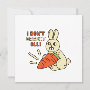 Cute Little Bunny Holding its Carrot