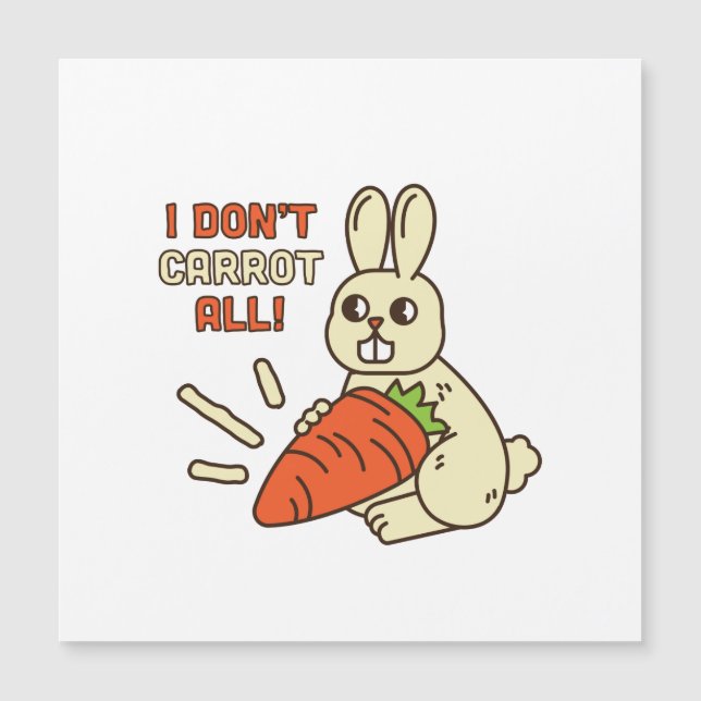 Cute Little Bunny Holding its Carrot (Framsida)