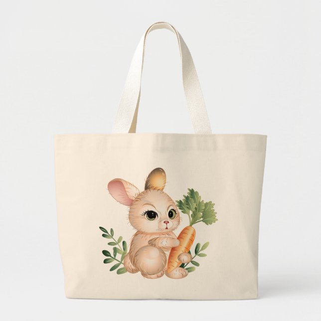 Cute Little Bunny Jumbo Tygkasse (Framsidan)