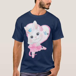 Cute Little bunny med vattenfärg Funny Quote for T Shirt
