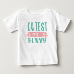 Cute Little Bunny Påsk T-Shirt för barn
