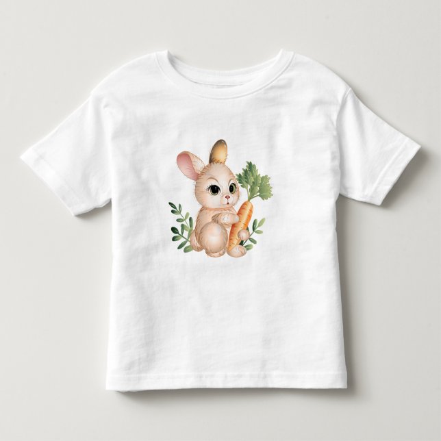 Cute Little Bunny T Shirt (Framsida)