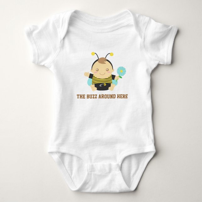 Cute Little Buzz, Humla Baby T-shirt (Framsida)