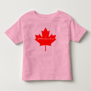 Cute Little Canadian Red Maple löv Canada T Shirt