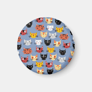 Cute Little Cat Ansikte Magnet