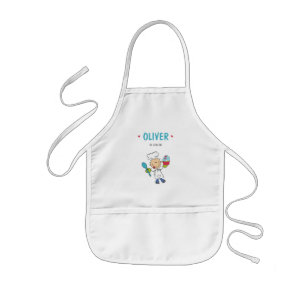 Cute Little Chef Baker Boy Apron Barnförkläde