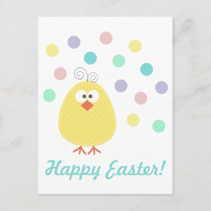 Cute Little Chickie Påsk vycard Helg Vykort