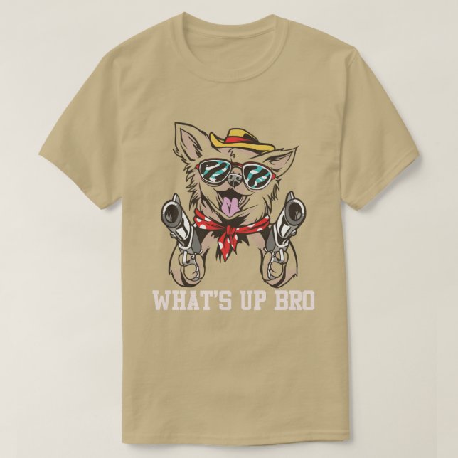 Cute Little Chihuahua Puppy Hund för sällskapsdjur T Shirt (Design framsida)