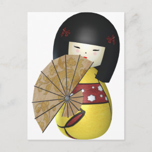 CUTE LITTLE CHINA DOLL VYKORT