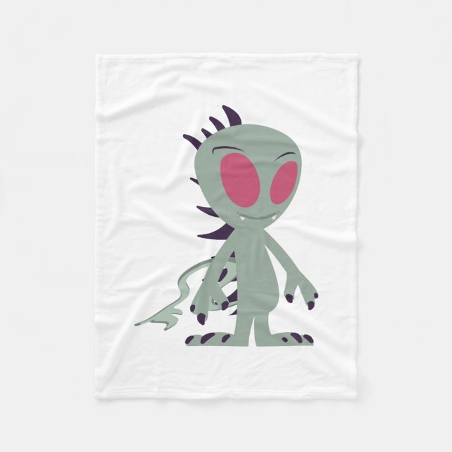 Cute Little Chupacabra Fleecefilt (Framsidan)