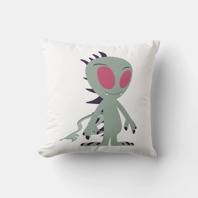 Cute Little Chupacabra Kudde (Framsida)