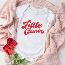 Cute Little Cousin | Röd matchningsfamilj T Shirt