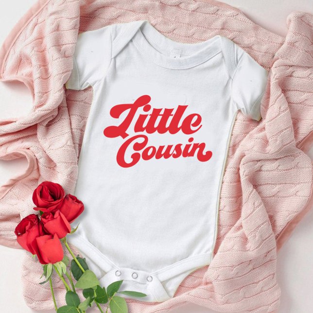 Cute Little Cousin | Röd matchningsfamilj T Shirt (Skapare uppladdad)