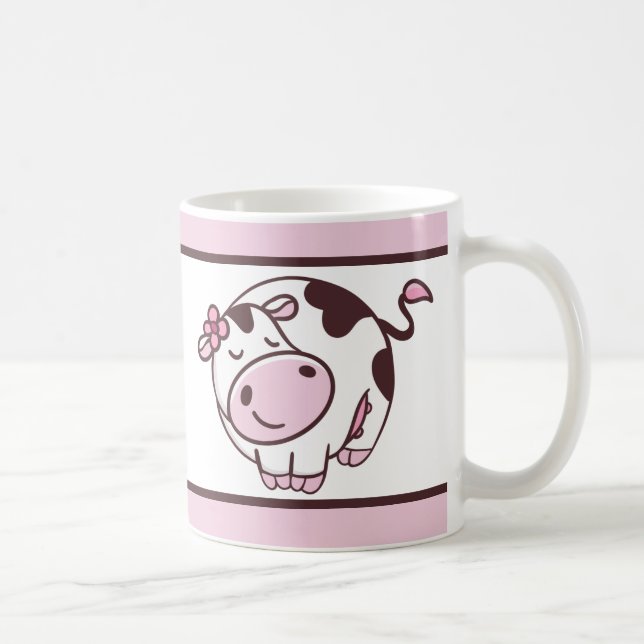 Cute Little Cow Kaffemugg (Höger)