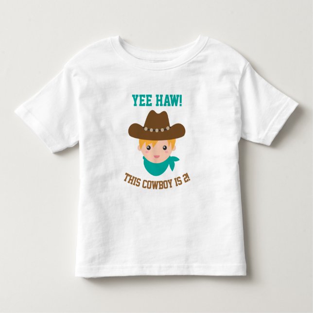 Cute Little Cowboy är 2 Tee (Framsida)