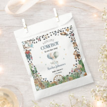 Cute Little Cowboy Western vattenfärg