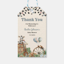Cute Little Cowboy Western Watercolor Baby Shower