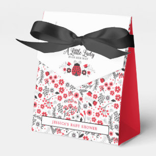 Cute Little Dam Ladybug Baby Shower Presentaskar