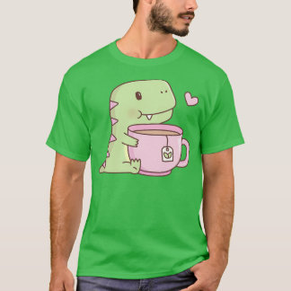 Cute Little Dino Hugger Tekopp T Shirt