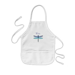 Cute Little Dragonfly Aprons Barnförkläde
