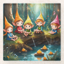 Cute Little elves in River