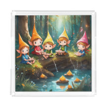 Cute Little elves in River
